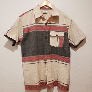 Katmandu Southwestern Men's Short-Sleeve Button Down Shirt. Size L.